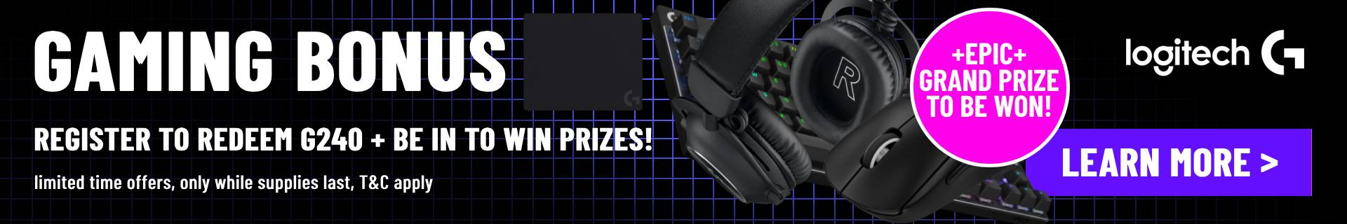 Picture of Logitech GGPC May 2024 Bonus + Prize Event at PB Tech